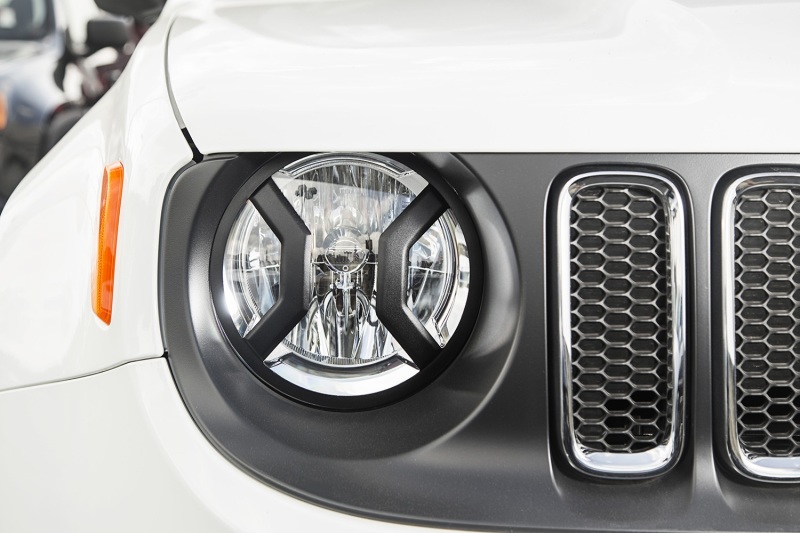 Jeep Renegade BU Headlight Euro Guards - Rugged Ridge - Black Textured - `15-`21